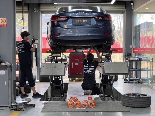 ultimo caso aziendale circa Mazda Atenza + EDDY Sport molle corte｜Super cool e confortevole!