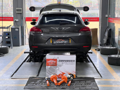 ultimo caso aziendale circa 2013 Volkswagen Scirocco R 2.0T | EDDY Adjustable Comfort Shock Absorber Upgrade: Performance Coexists with Comfort