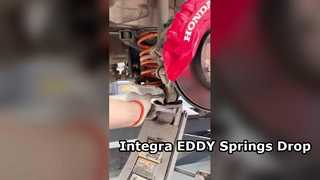 Honda Integra aggiornata con molle corte EDDY Sport