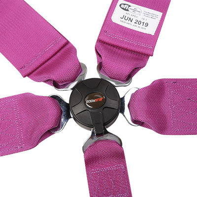 EDDY Purple 5 Point Racing Seat Belt Harness Certificato SFI per auto da corsa