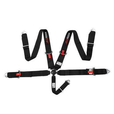 EDDYSTAR cintura di sicurezza in nylon a cinque punti colore nero cintura da corsa a cinque punti