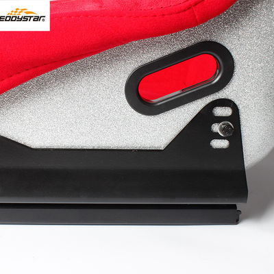 Seggiolini da corsa in stile rosso Seggiolini da corsa in fibra di vetro professionali