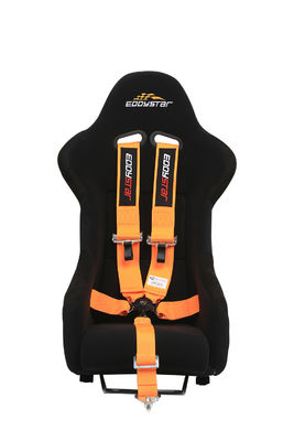 EDDYSTAR Nylon Drift Car Racing cintura di sicurezza Orange Color 5 punti cintura di sicurezza