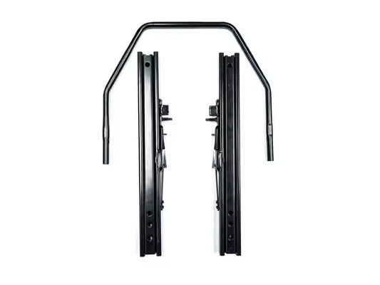 Sedile da corsa sportivo universale di alluminio supporto di sedile nero