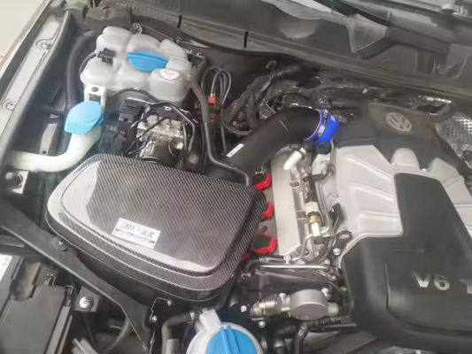 Kit filtro aspirazione aria a induzione in fibra di carbonio per auto Volkswagen Touareg