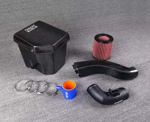 Resistenza al calore Fibra di carbonio presa d'aria Facile installazione Per Honda Fit GK5