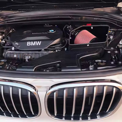 Motore compatto Fibra di carbonio presa d'aria fredda BMW Brilliance X1 Isolare il calore del motore