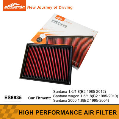 Struttura compatta Filtro ad alto flusso di aria Migliora l'efficienza del motore per 1.8 Santana