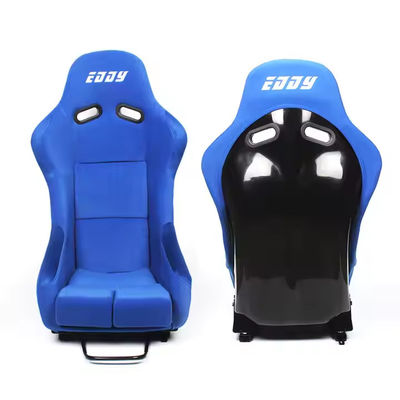EDDYSTAR Luxury Blue Soft Bucket Racing Seat Sedile per auto da corsa personalizzato