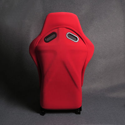 Materiale vellutato Sedie da corsa rosse Sedie da corsa morbide personalizzabili