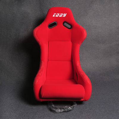 Materiale vellutato Sedie da corsa rosse Sedie da corsa morbide personalizzabili