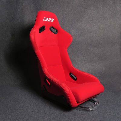 Materiale vellutato Sedie da corsa rosse Sedie da corsa morbide personalizzabili