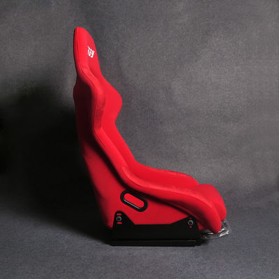 Materiale vellutato Sedie da corsa rosse Sedie da corsa morbide personalizzabili