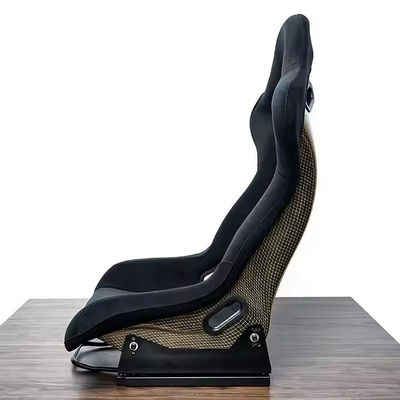 Grandi Seat Bucket Racing Cushion Logo personalizzabile Seggiolini da corsa neri