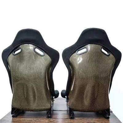 Grandi Seat Bucket Racing Cushion Logo personalizzabile Seggiolini da corsa neri