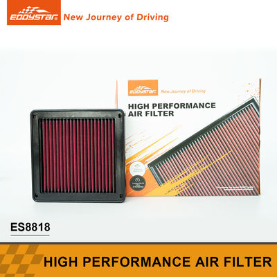 Filtro ad alte prestazioni nero e rosso per Mitsubishi ES8818