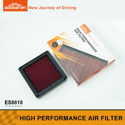Filtro ad alte prestazioni nero e rosso per Mitsubishi ES8818