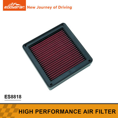 Filtro ad alte prestazioni nero e rosso per Mitsubishi ES8818