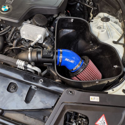 Kit di assunzione di potenza di cavallo in fibra di carbonio per BMW 2.0T
