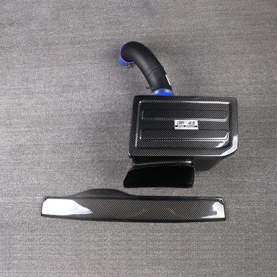 Kit di aspirazione dell'aria in fibra di carbonio EDDYSTAR generatore di vortici con filtro ad alto flusso da 76 mm per 15-16 Audi A3 1.8T/2.0T