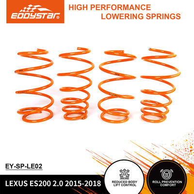 EDDYSTAR High-Stiffness Sport Lowering Springs with 20% Stiffer Front and 15% Stiffer Rear for Improved Stability in LEXUS ES250 ES200 ES300 ES350 IS250 IS250C IS300